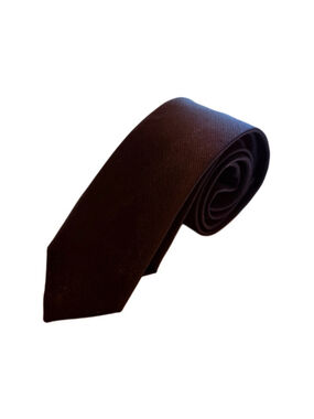 J. Crew Men's Solid Black Silk Tie